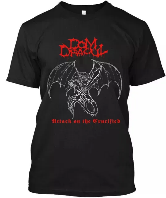 Popular Dom Dracul Attack on the Crucified Sweden Logo Tee S-3XL
