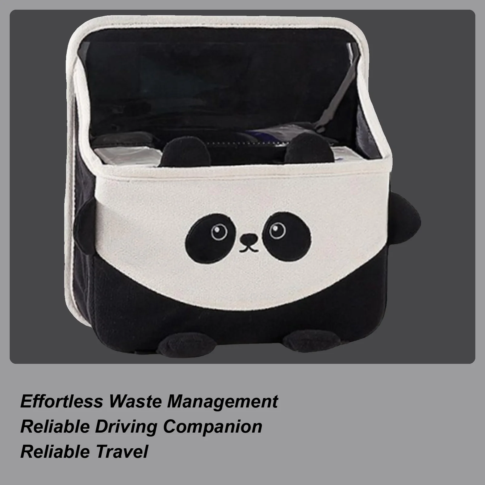 

Car Trash Can For Back Seat Wear-Resistant Soft Storage Bag Auto Back Seat Storage Bag For Family Friends Mobile Phones Files