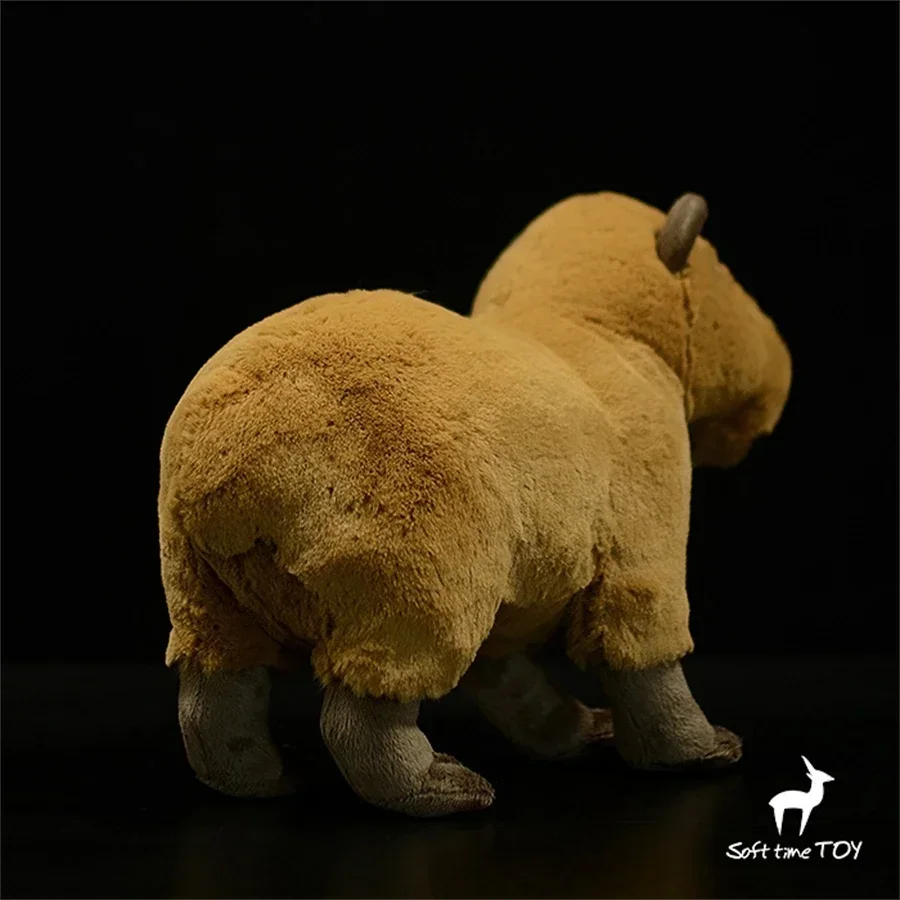 Capybara Plush Toy Realistic Water Hog Plushie Lifelike Capybara Stuffed Animal Capybara Simulation Doll Gift