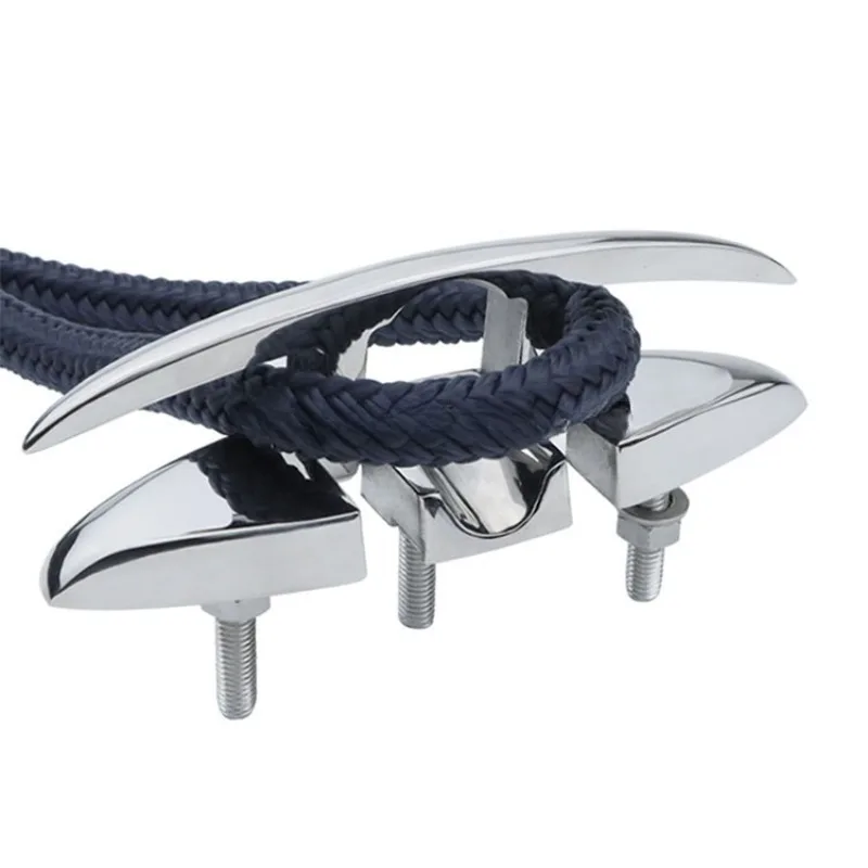 For Yacht Accessories Marine Mooring, Invisible Folding Claw Polished Deck Bollards