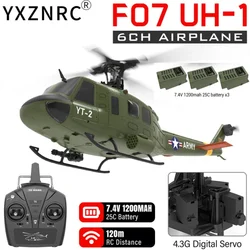 YUXIANG F07 UH-1 Aileronless Helicopter 2.4G 6CH Dual Motor 6-axis Gyro RC Airplan