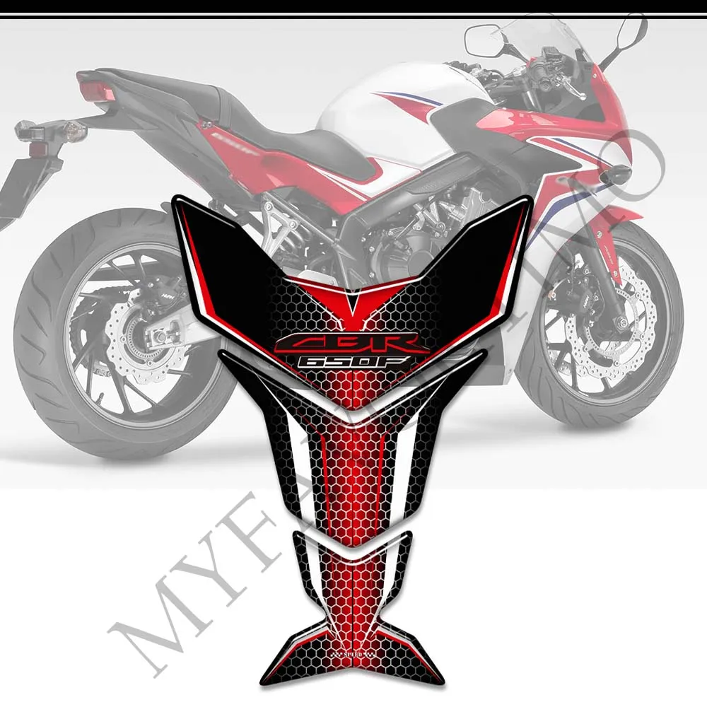 

Motorcycle Tank Pad Protector For Honda CB650F CB 650F 650 F Stickers Gas Fuel Oil Kit Knee Fish Bone Emblem 3D Decals