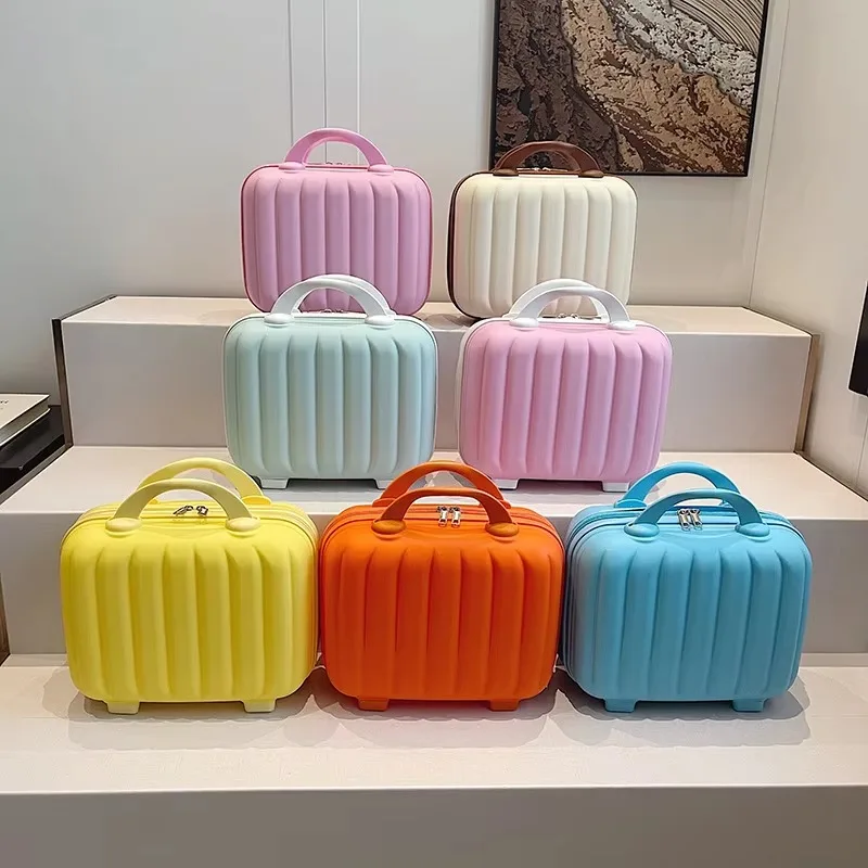 14-Inch Lightweight Mini Suitcase Cosmetic Case Waterproof Hand Luggage Storage Portable Small Cosmetic Case