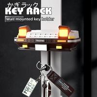 AE86 Car Key Holder Wall-Mounted JDM Style Key Hook Creative Decor Headlight Keychain Ring Hook For Car Enthusiasts' Gifts
