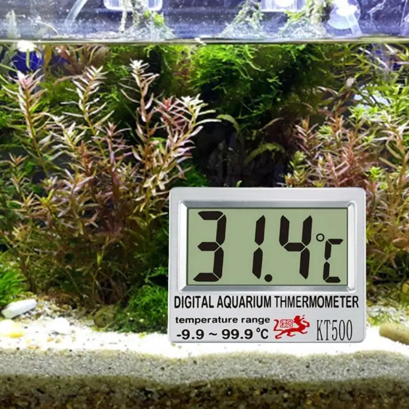 AXYC Digital Aquariums Thermometers with Easy Read Display for Home Office Use Fishtanks Submersible for RealTime Monitoring