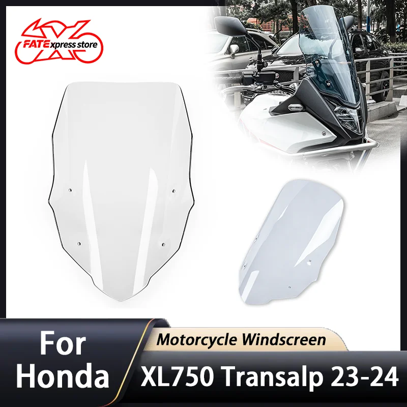 

For Honda XL750 Transalp Motorcycle Windscreen Windshield Accessories Wind Air Deflector XL 750 TRANSALP 2023 2024