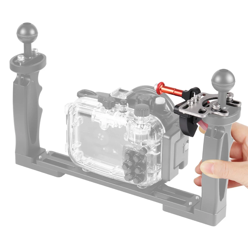 N15R-Shutter Trigger Extension Lever Extend Mount Adapter For Underwater Tray Diving Action Camera Waterproof Housing Case