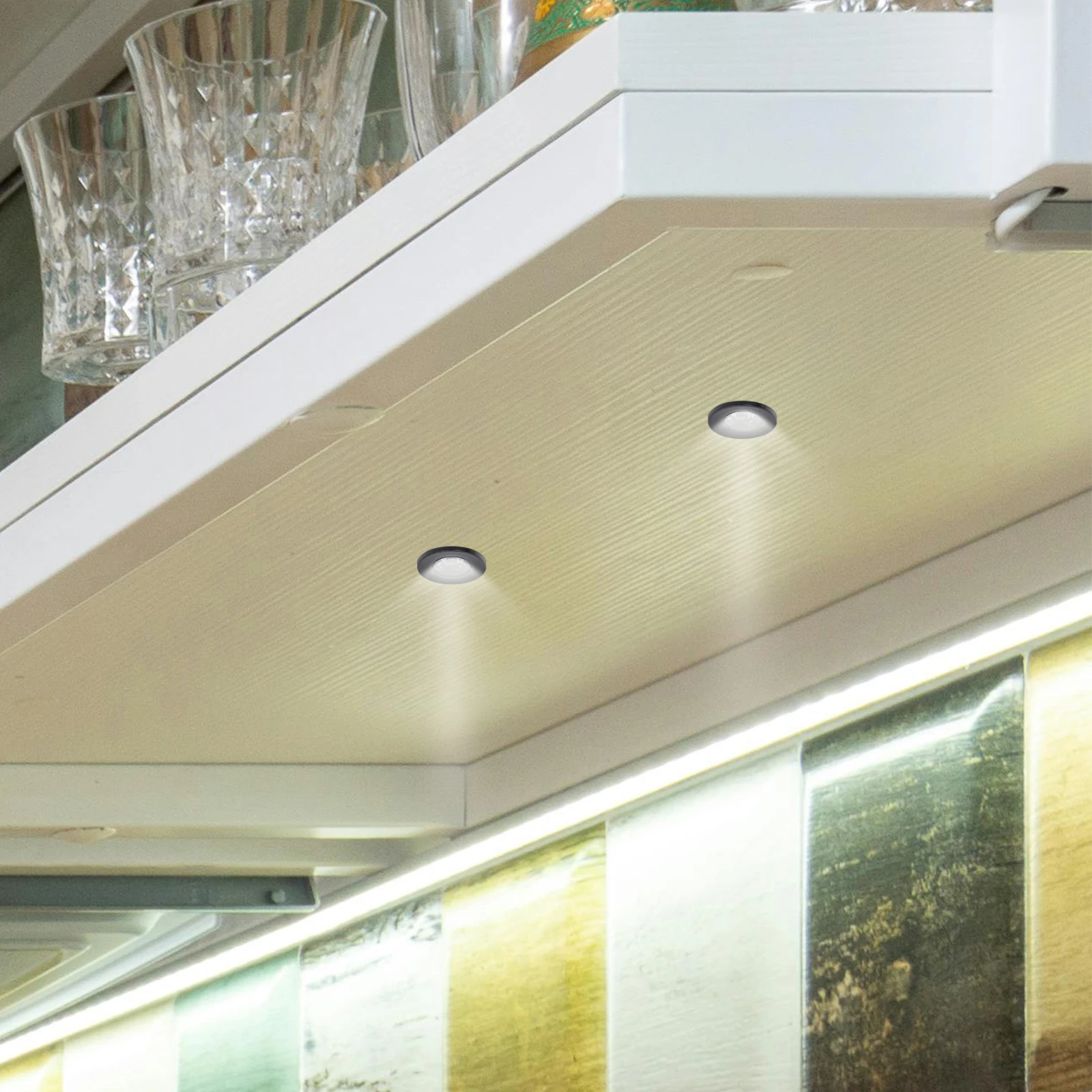 

Small Embedded Light Mini LED Thumb Light Recessed Spotlight Display Cabinet Illumination Versatile Application Longlasting