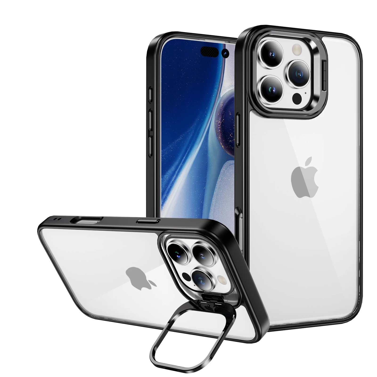 HARUINO is suitable for iPhone 16 Pro Max phone case, anti drop iPhone 16 lens frame bracket, non yellowing protective cover