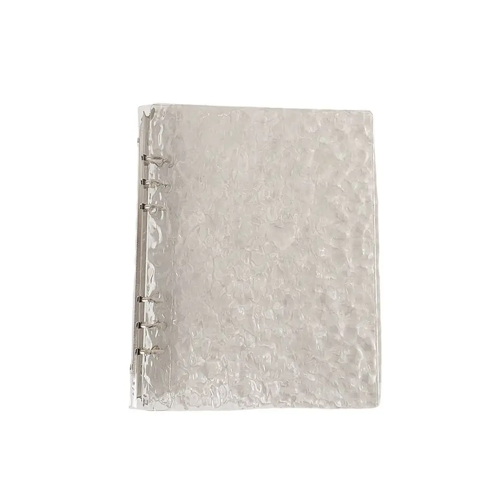 Acrylic Photo Album Loose-leaf A5/A7/A8 Idol Card Organizer Water Ripple Design Pictures Storage Booklet Instant Photo Display
