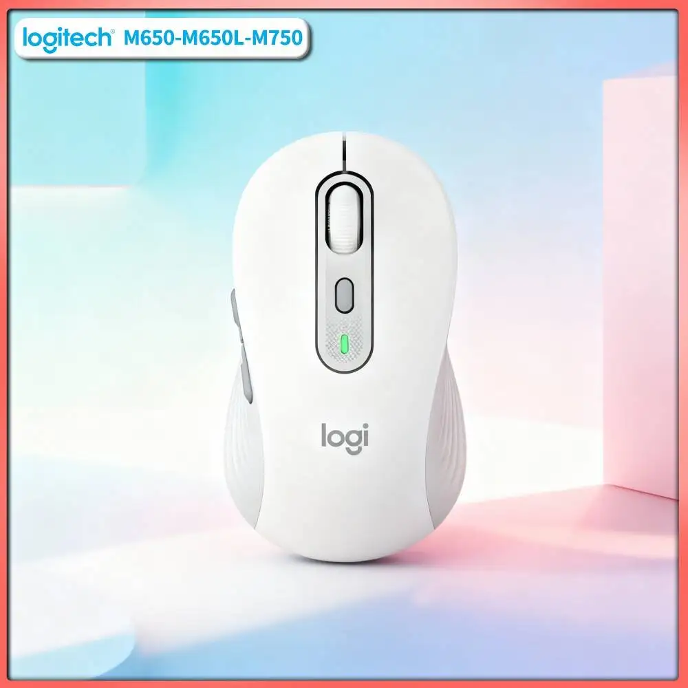 Logitech M650 Wireless Ergonomic Mouse - Sustainable Design, 5 Programmable Buttons, SmartWheel Scrolling, 24-Month Standby