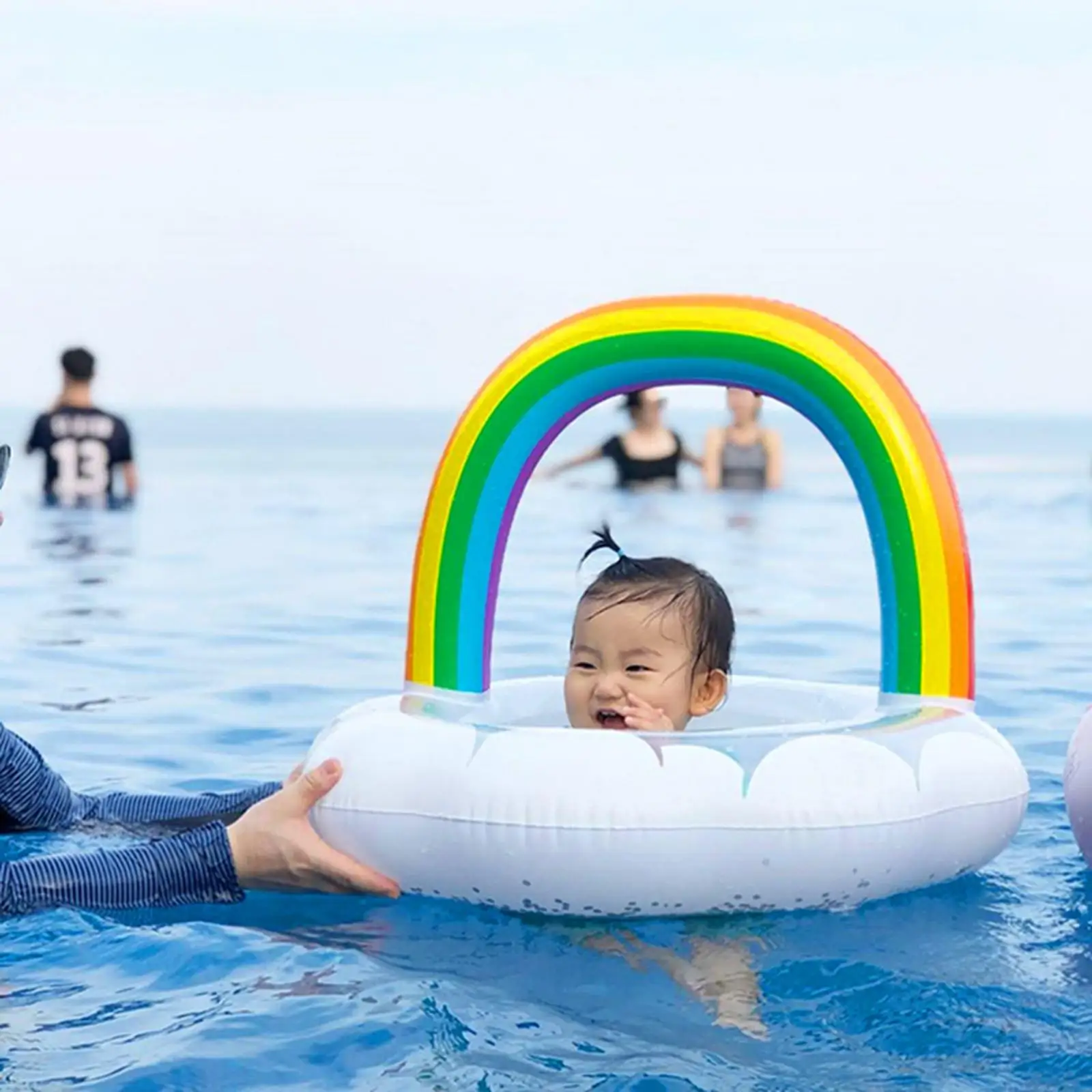 

Inflatable Swimming with Seat Safety Training Outdoor Toys Swim Aid Toy