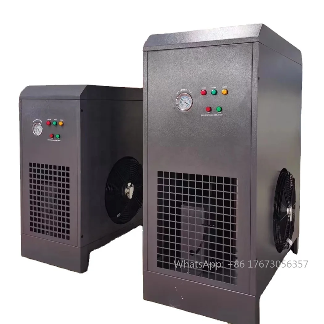 Screw Air Compressor 1.5M3/min R22 Stainless Steel Heat Exchange Compressed Air Dryers For 1-Year Warranty