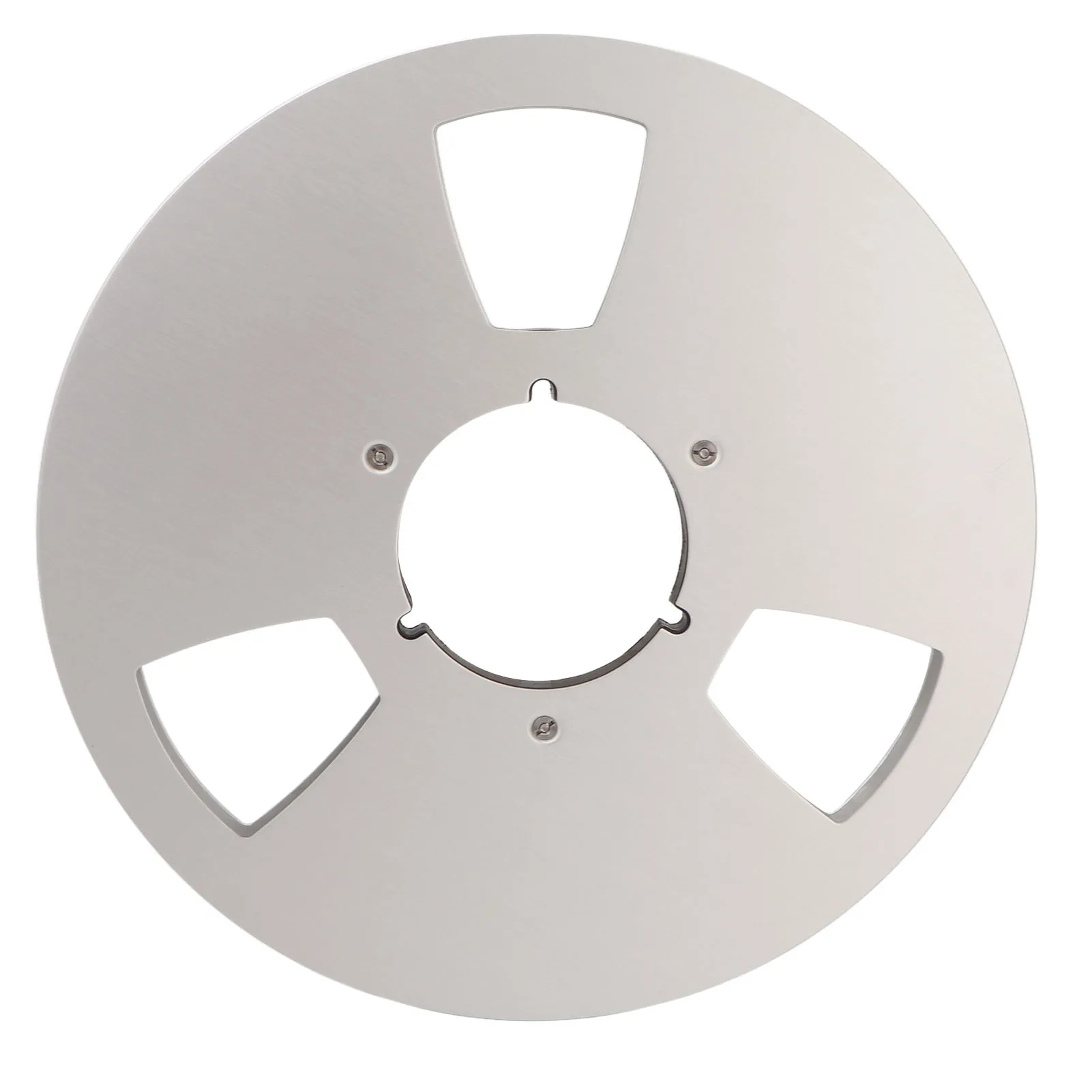 Carrete de cinta vacío de aleación de aluminio, accesorio de grabadora, piezas de máquina de apertura de disco vacío para Nab, 1/4, 10 pulgadas