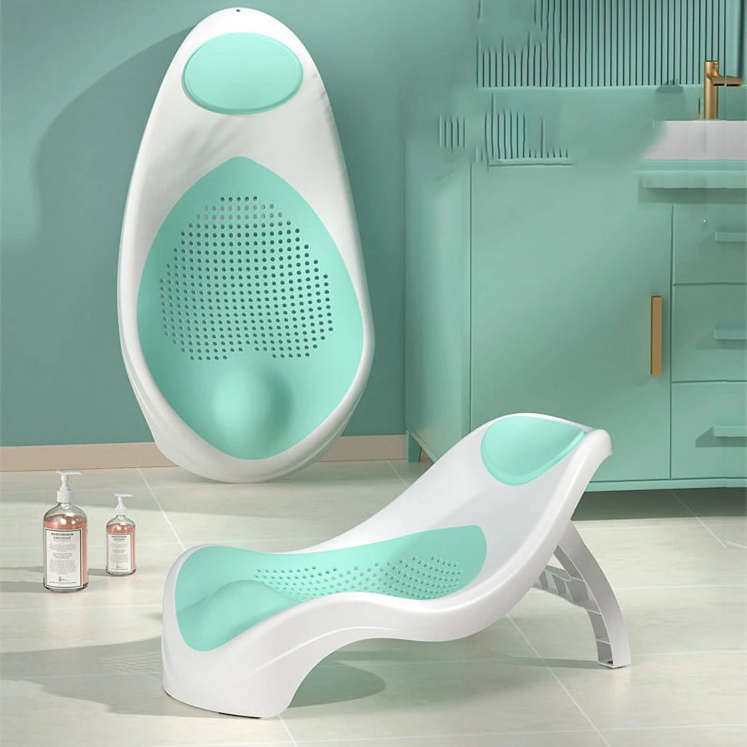 4-in-1 Bath Tub| Transforms Infant Bathtub to Toddler Bath Seat with Backrest