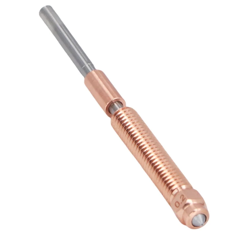 0.2mm Quick Swap Nozzle Replacement For Creality K2 Plus 3D Printer M6 Thread All Metal Integrated Nozzle