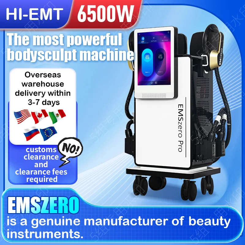 EMSzero EMS Sculpt Machine, Neo DLS- Nova, 15 Tesla, 200HZ, 4 Handles and Pelvic Stimulation Pad, Optional Factory Price