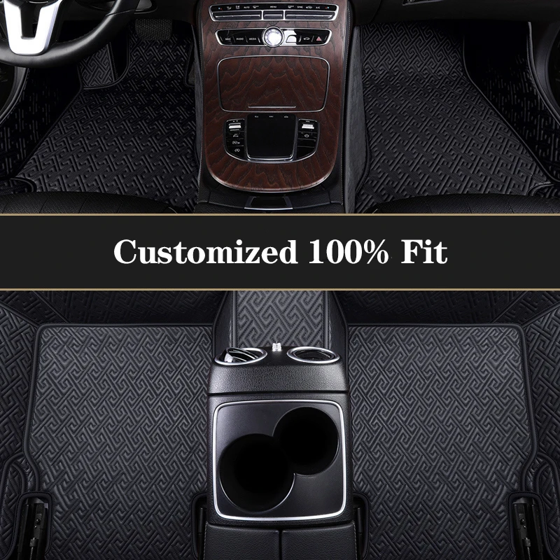 

PU Car Floor Mats For Renault Logan 2 2012-2018 Tapis Voiture Auto Styling Carpet Dropshipping Center Accessories Interiors Pads