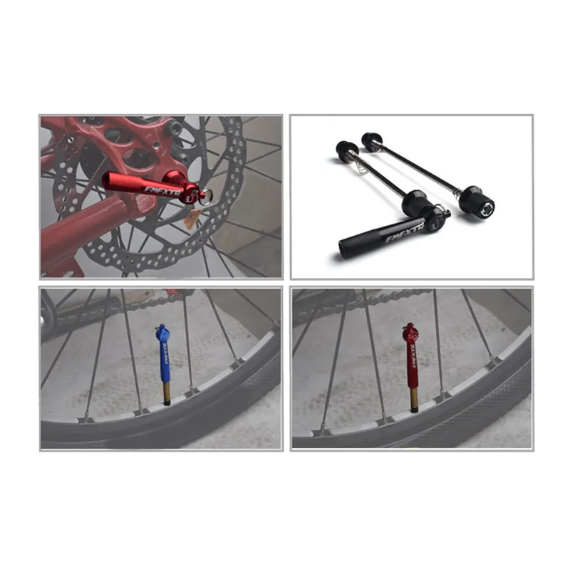 M87K عجلات دراجة قفل الأمن الإفراج السريع آخر خفيفة مضادة للسرقة أسياخ الطريق الجبلية دراجة الملحقات الأسود #3