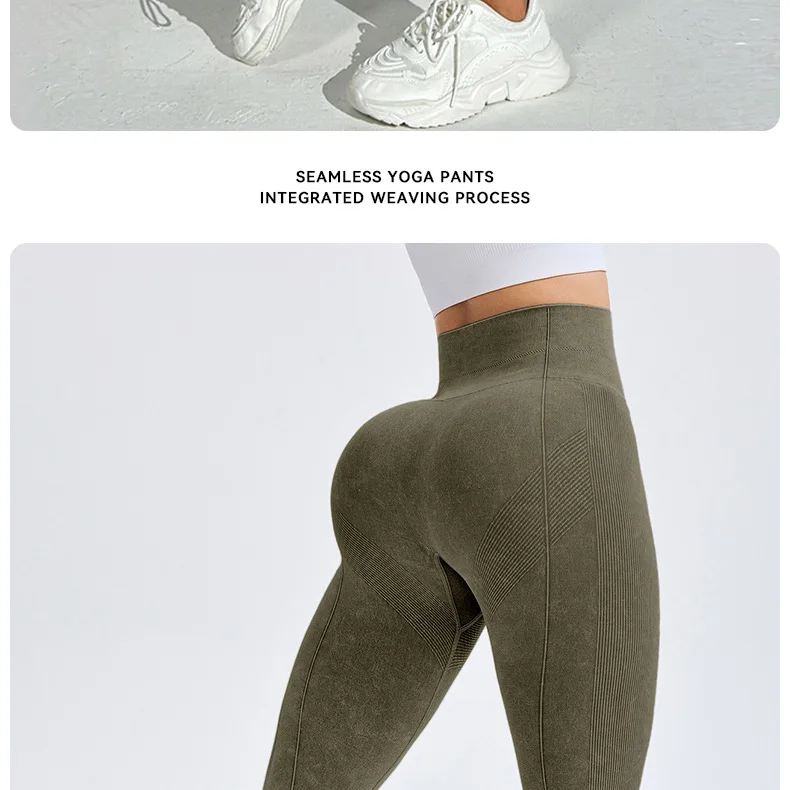 Nylon Schleifen Yoga Leggings Frauen Nahtlose Enge Hosen Hohe Elastische Sexy Hüfte Heben Leggings Workout Laufen Gym Hosen – Detail 15
