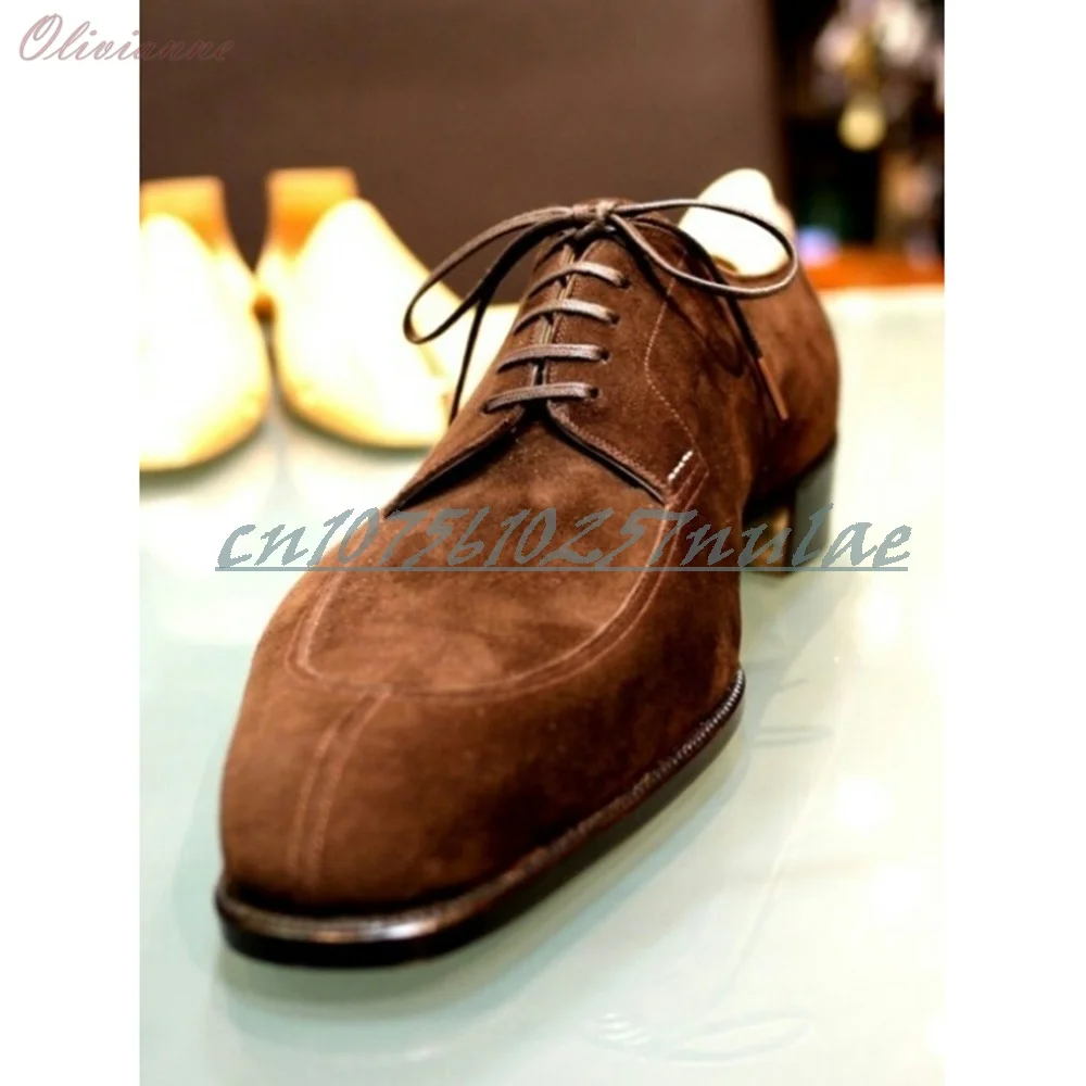 Chaussures habillées en daim massif pour hommes, chaussures plates d'affaires de haute qualité en cuir, de luxe, automne 2025 Zapatillas Mujer