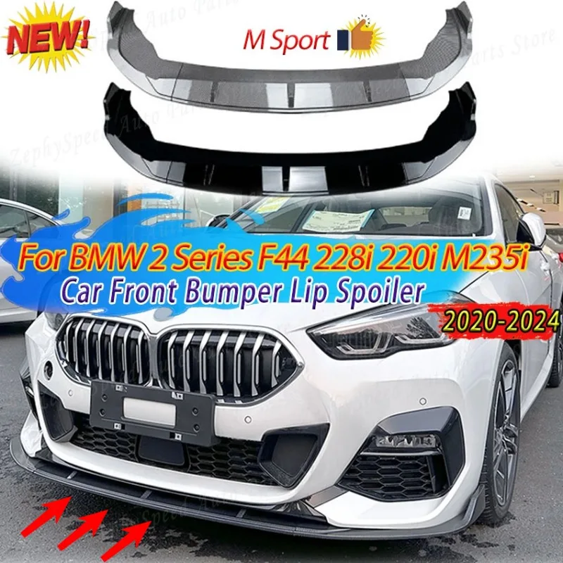 

Спойлер-диффузор переднего бампера для BMW 2 серии F44 228i 220i M235i M Sport 2020-2024, автомобильные аксессуары, комплект обвеса