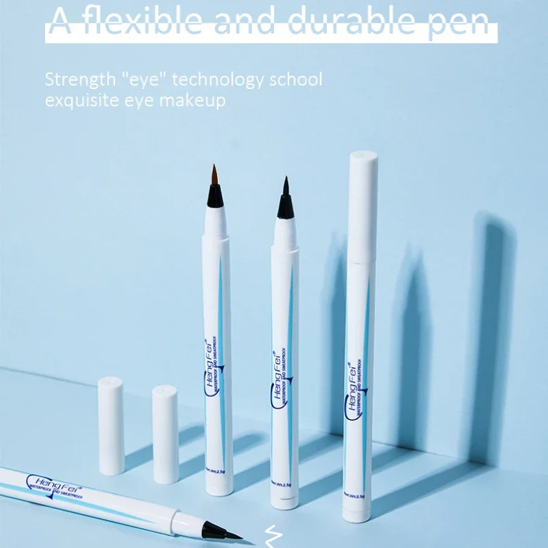 

High Quality Ultra Thin Colourfast Sweatproof Liquid Eye Liner Pen Makeup Wearing Smudge-proof Liquid Eyeliner Pencil Cosmetics