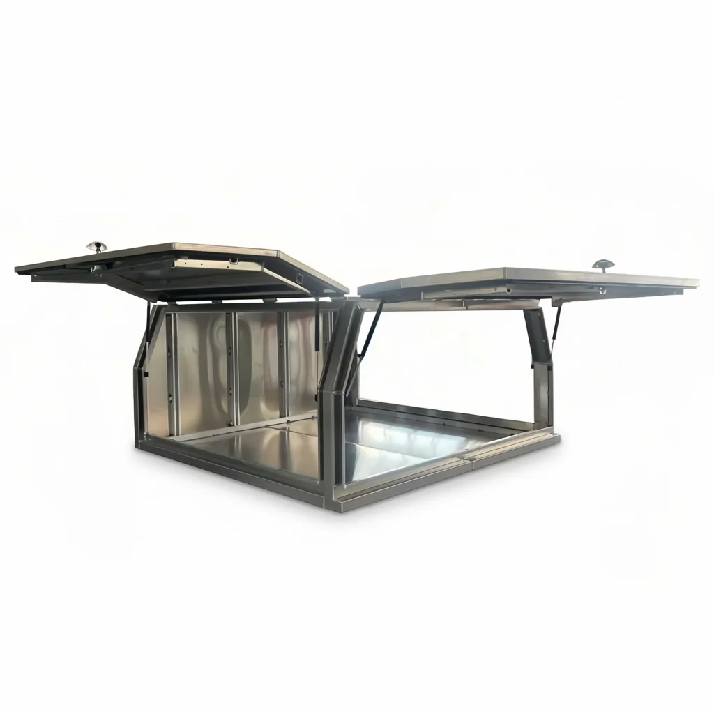 

Ящик для инструментов Ute Canopy, из алюминиевого сплава, 3-дверный, для кузова грузовика, водонепроницаемый, 1800мм x 1775мм x 850мм, уличный, сверхпрочный