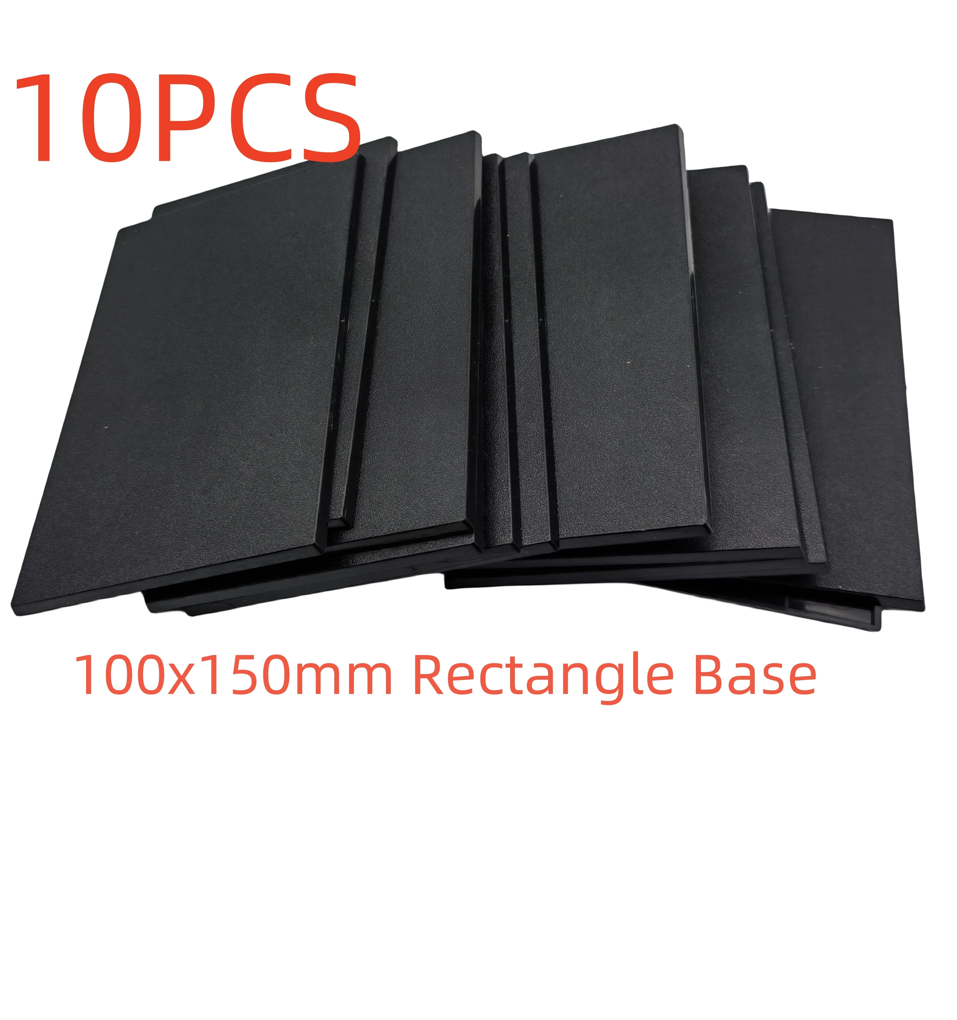 100x150mm Rectangle Plastic Bases for Miniature Models