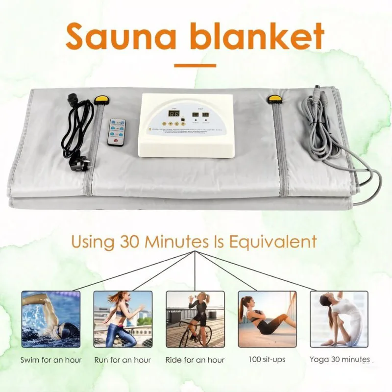 Heat and Sweat Steam Acid Removal Blanket Sweat Steam Bag Space Blanket for Moisture Relief and Fatigue Relief