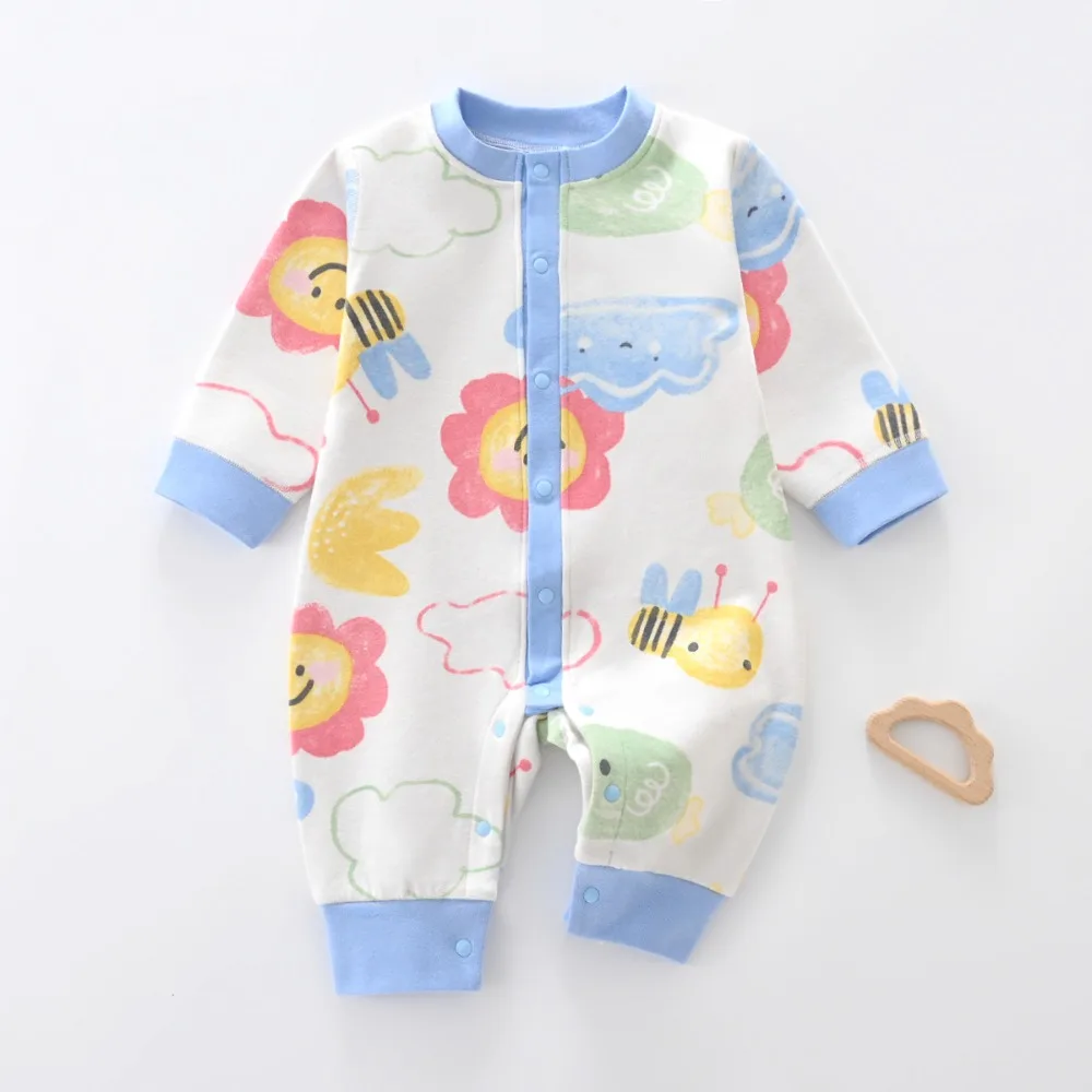 Baby Silk Jumpsuit for Keeping Warm Can Fit Snugly Can Be Worn Externally Baby Climbing Clothes for Keeping Warm Autumn Jumpsuit