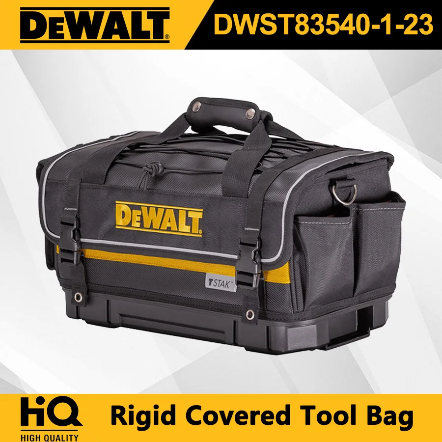 

DEWALT TSTAK Rigid Covered Tool Bag 430x220x230mm Waterproof Independent Base Toolkit DWST83540-1-23