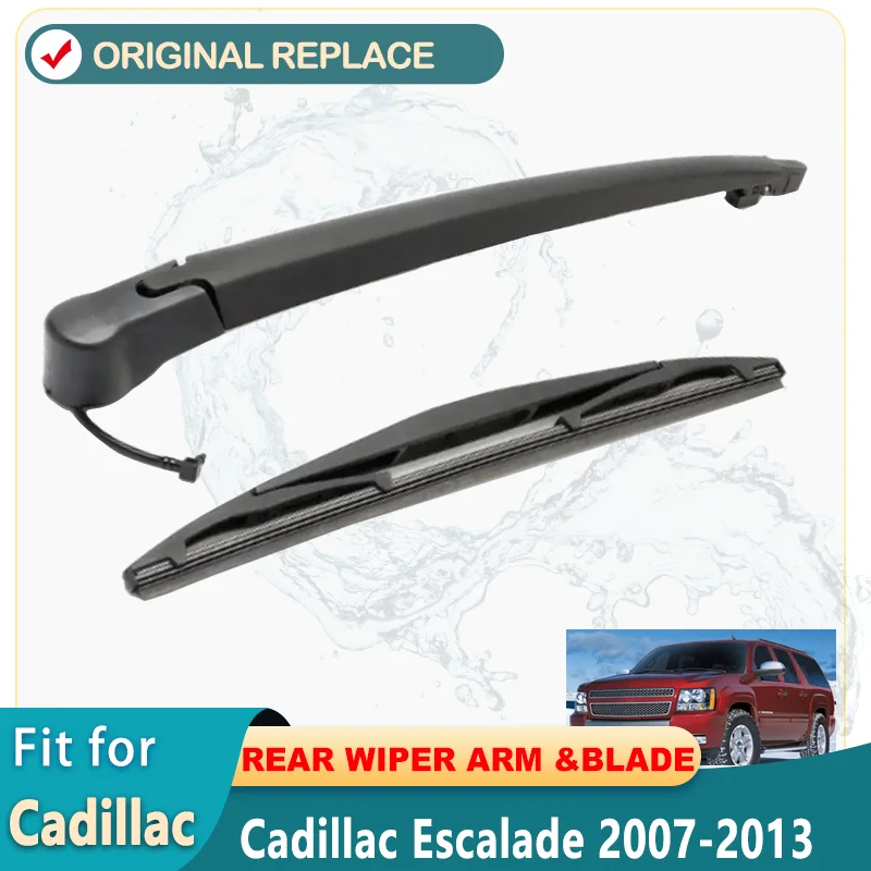 Rear Windshield Wiper Arm & Blade For Cadillac Escalade 07-13 Chevrolet Tahoe Suburban 2007 2008 09-2013