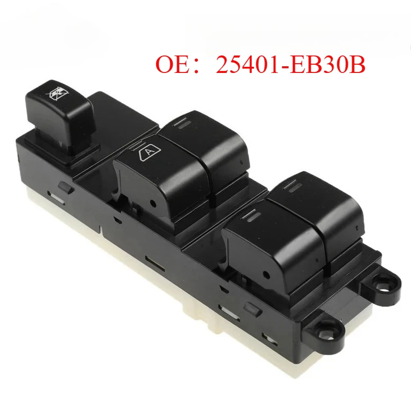 

For Nissan Navara D40 Qashqai Pathfinder 2004-2016 Car New Front Left 25401-EB30B 25401EB30B Power Window Switch