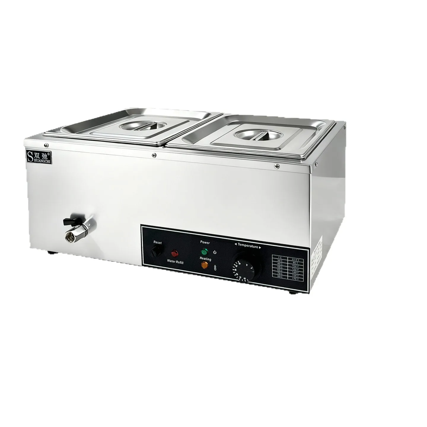 Commercial Electric Heated Insulated Soup Pot Stainless Steel Tabletop Insulated Soup Bucket Buffet Fast Food Stall Constant