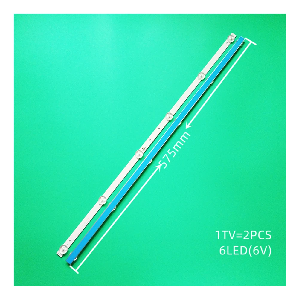 

Kit 2pcs LED bar For ANCV LE-32ZTH15 BBK LEX-7145 32LEM-1045 H-LED 32ET1001 H32D7100E HL-00320A30-0601S-07 03 A1 2X6