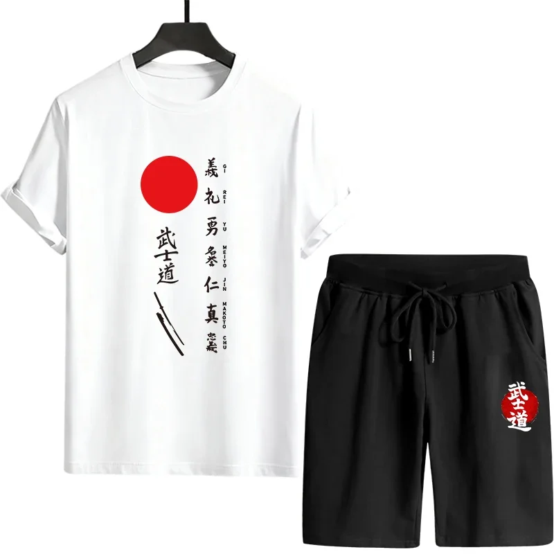 

Single Piece Versatile Shorts-sleeved T-shirt and Sports Short Casual Quality 2026 Daily Men's Tracksuit Summer Outdoors Jogging