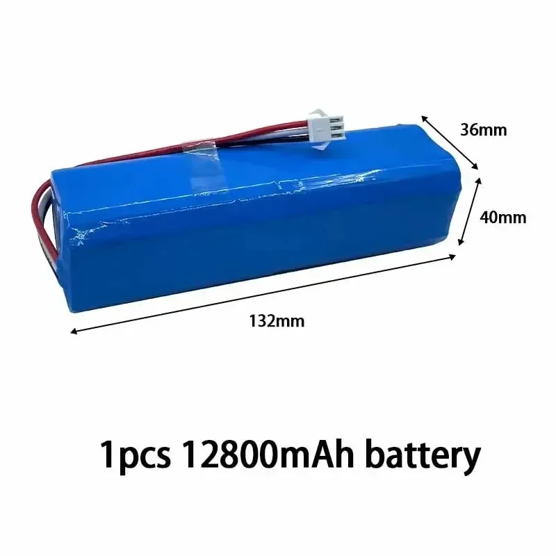 100% Original For XiaoMi Viomi S9 Lydsto R1 Roidmi Eve Plus 14.4V lithium battery 2P4S 5200mAh 6800mAh 9800mAh 12800mAh