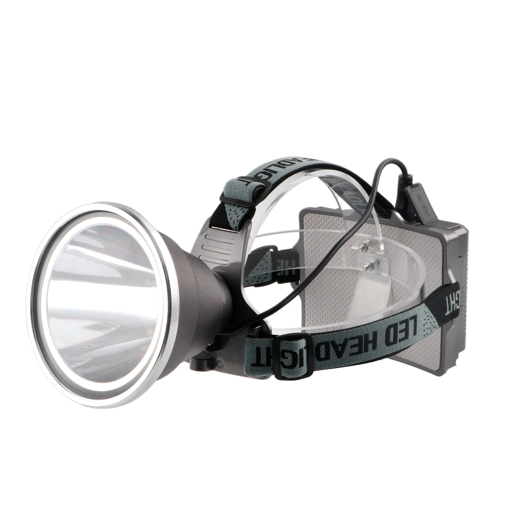 

35 Вт светодиодный охотничий налобный фонарь 15000 мАч USB перезаряжаемый прожектор съемный аварийный фонарь для кемпинга масштабируемый светильник для рыбалки