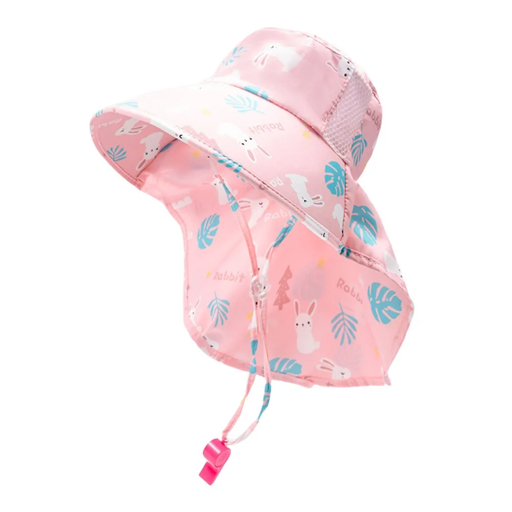 

New Breathable Summer Children's Sun Hat Thin Wide-brimmed Girls' Fisherman's Hat UV Protection Sunscreen Tools