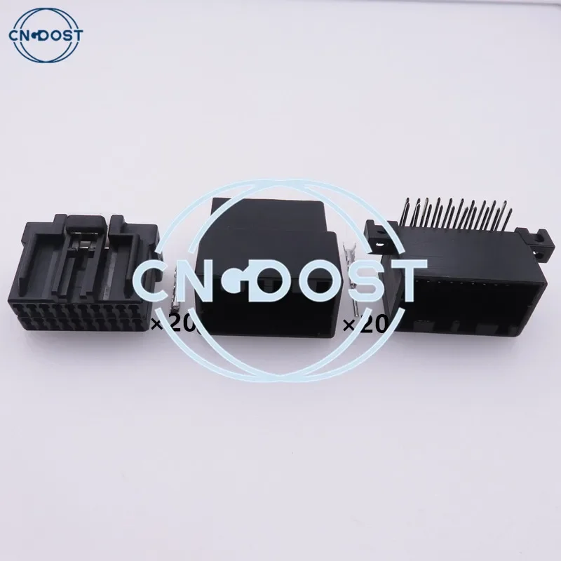 1 Set 20 Pin 175975-2 Car Socket PCB Connector For Automotive Cable Harness AC Assembly 175967-2