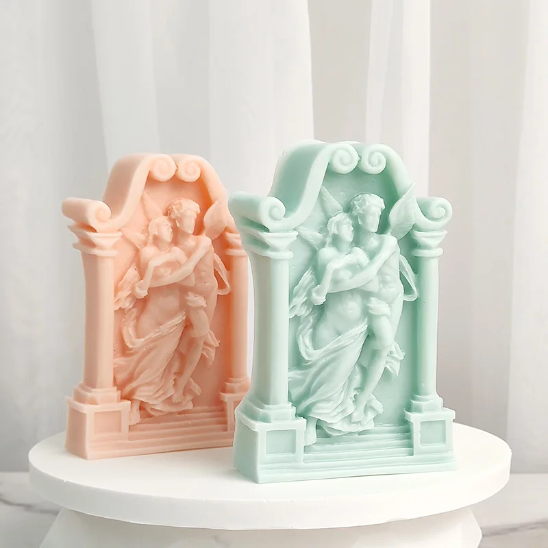 

Angel's Gate Silicone Candle Mold Arch Human Body Handmade Aromatherapy Soap Resin Chocolate Ice Tray Mould Home Decor Gifts