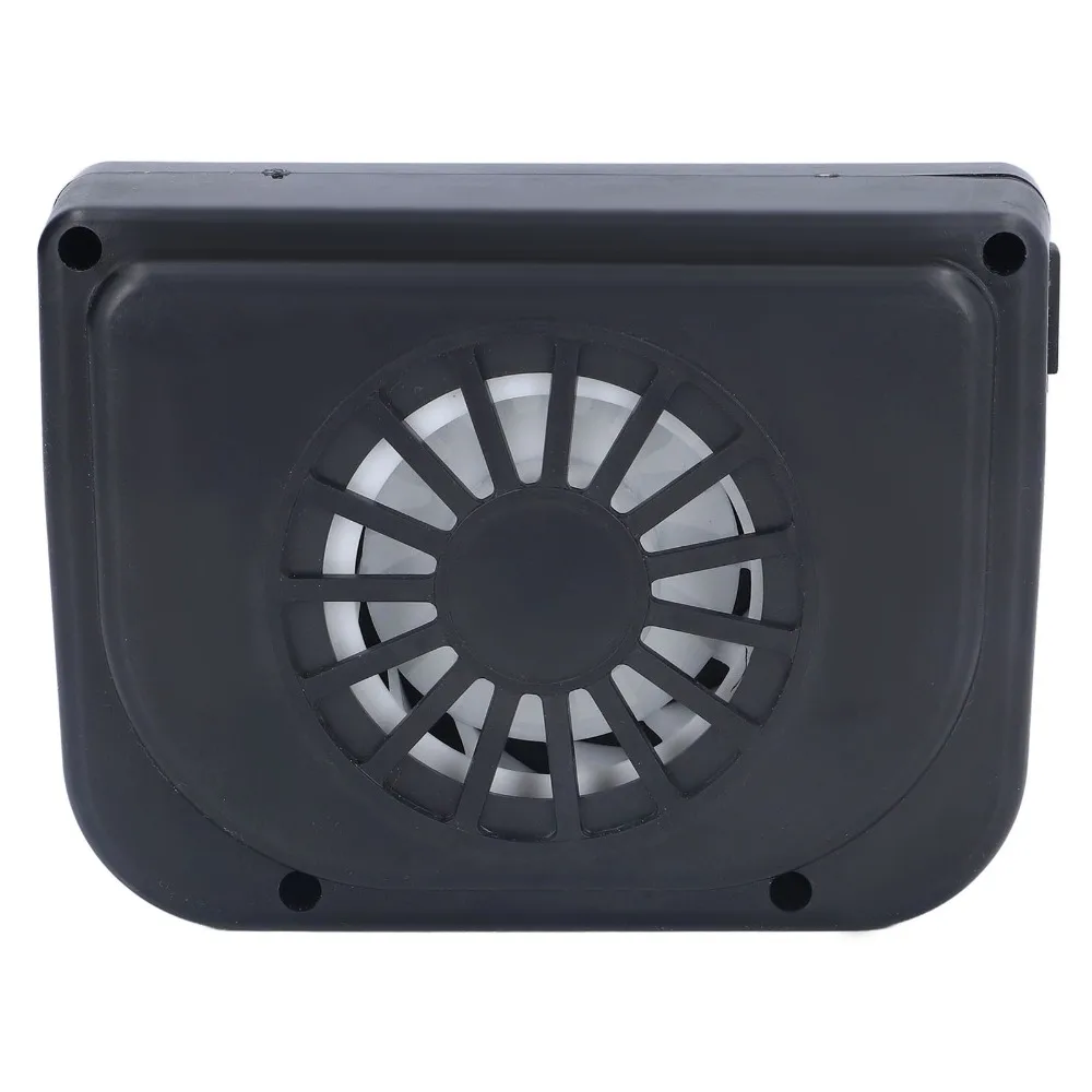 Energy Saving Easy Installation Car Exhaust Fan Portable ABS Solar Powered Car Fan Automobile Ventilator Windshield