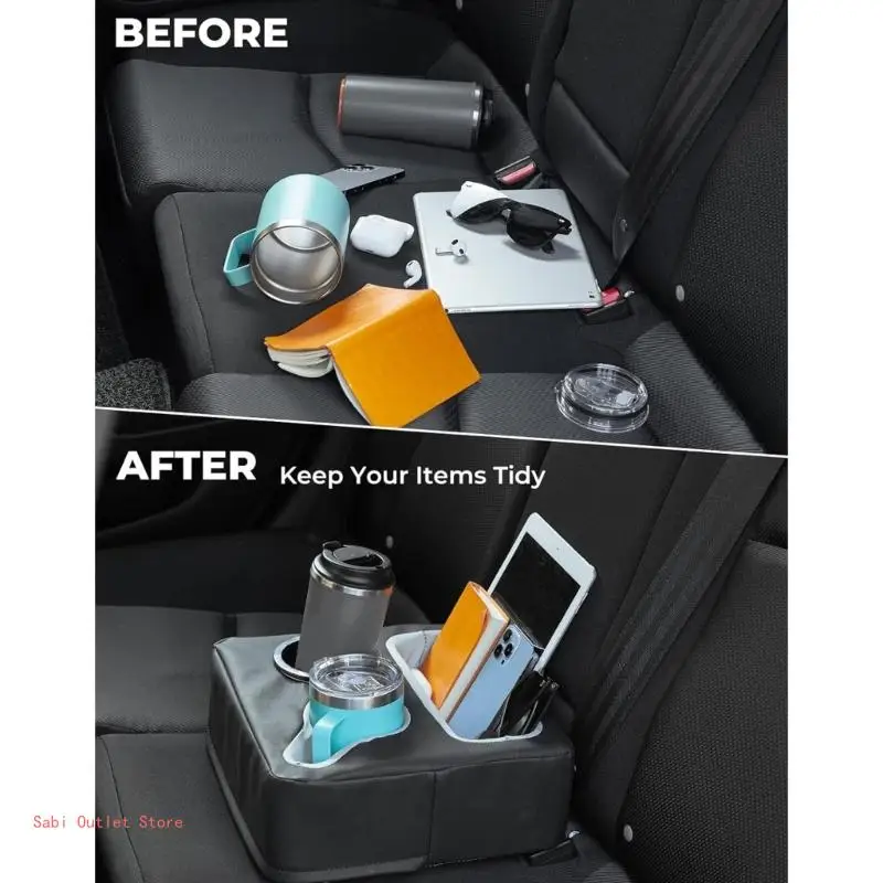 Backseat Storage Holds Drinks Remote Eye Glasses Couch Bedroom Tray