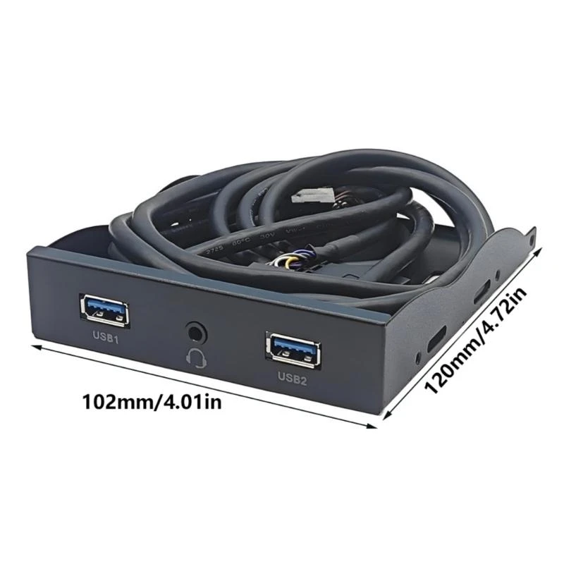 Q5wa 3,5 polegadas cubos divisor 19 pinos para USB 3.2 Gen1