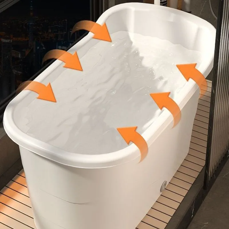 Adult Bath Bucket Foldable Bathtub Portable Simple Ice Bath Tub Half Body Bathroom Tubs Goods Elderly Foot Spa