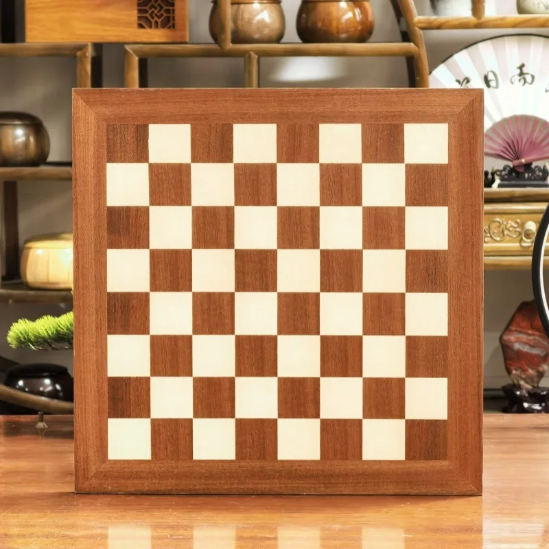 Tablero de Ajedrez de Madera Maciza, Juego de Ajedrez de Madera de Lujo, Piezas Magnéticas Staunton, Juego de Mesa Plegable Portátil, Regalo