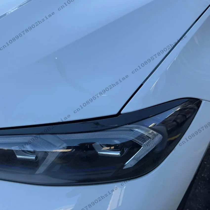 For BMW G20 G21 320i 325i 330i 2019-2025 Sedan / Touring  ABS Glossy Black Car Evil Headlight Eyebrows Eyelid Body Kits Tuning view 3