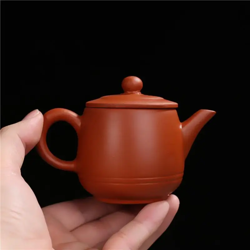 

Аутентичный чайник Zia Gongfu, чайник, круглый живот, спиральный глиняный горшок, полуручная работа, ча Цзин, 20 мл, винтажный набор чайной посуды