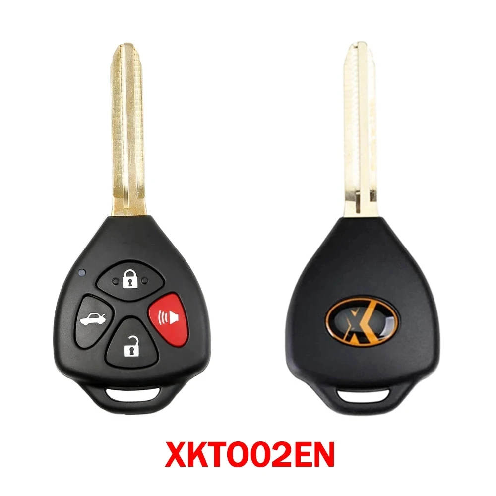 กุญแจรถรีโมท VVDI2อเนกประสงค์2ชิ้นสำหรับ Toyota VDI MINI TOOL MAX XKTO02EN/XKTO03EN/XKTO04EN/XKTO05EN